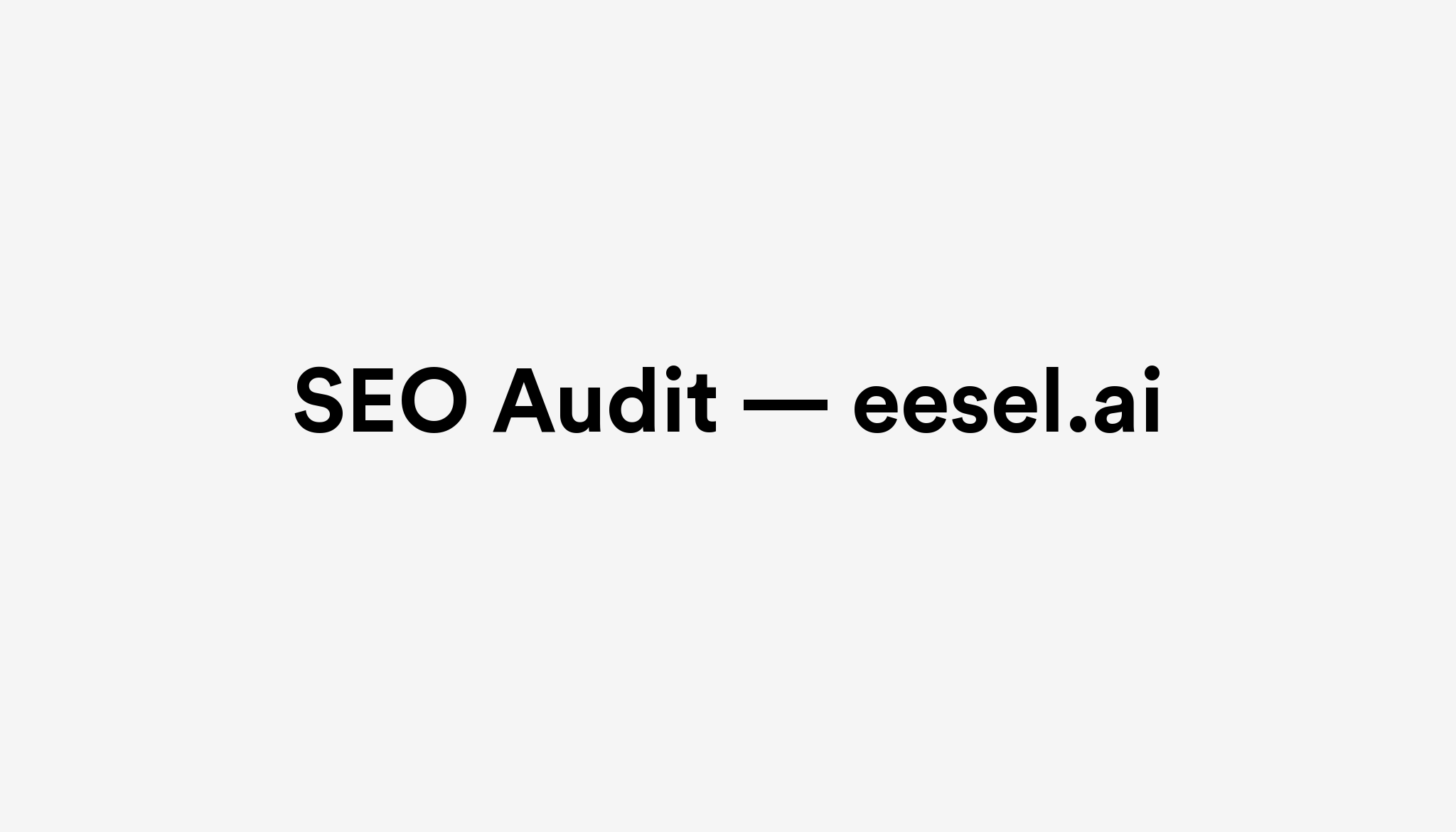 eesel.ai — Blog & SEO Analysis